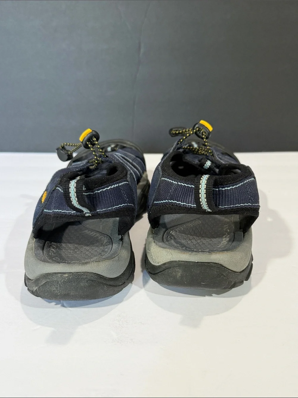 Keen Men’s Blue and Gray Closed-Toe Sport Sandals